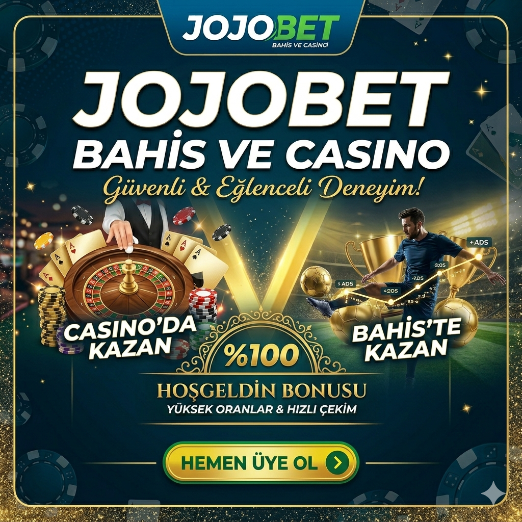 Jojobet — En iyi bahis ve slot sitesi, canlı casino ve hoş geldin bonusu